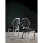 SAFAVIEH Rona Parisian Oval Dining Chair (Set of 2) - 20Wx20Dx39H
