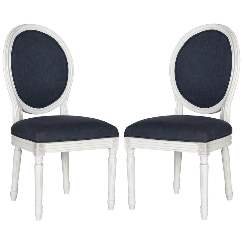 SAFAVIEH Rona Parisian Oval Dining Chair (Set of 2) - 20Wx20Dx39H