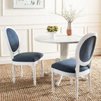 SAFAVIEH Rona Parisian Oval Dining Chair (Set of 2) - 20Wx20Dx39H