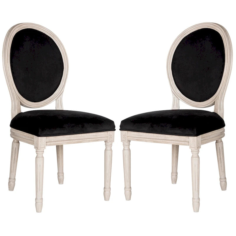 SAFAVIEH Rona Parisian Oval Dining Chair (Set of 2) - 20Wx20Dx39H