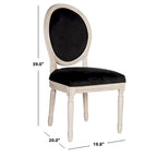 SAFAVIEH Rona Parisian Oval Dining Chair (Set of 2) - 20Wx20Dx39H