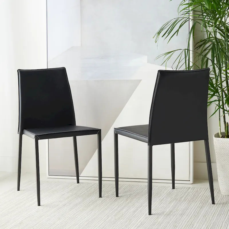 SAFAVIEH Roxana Dining Chair (Set of 2) - 21.7 W x 17.3 L x 32.7 H - 22Wx17Dx33H