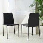 SAFAVIEH Roxana Dining Chair (Set of 2) - 21.7 W x 17.3 L x 32.7 H - 22Wx17Dx33H