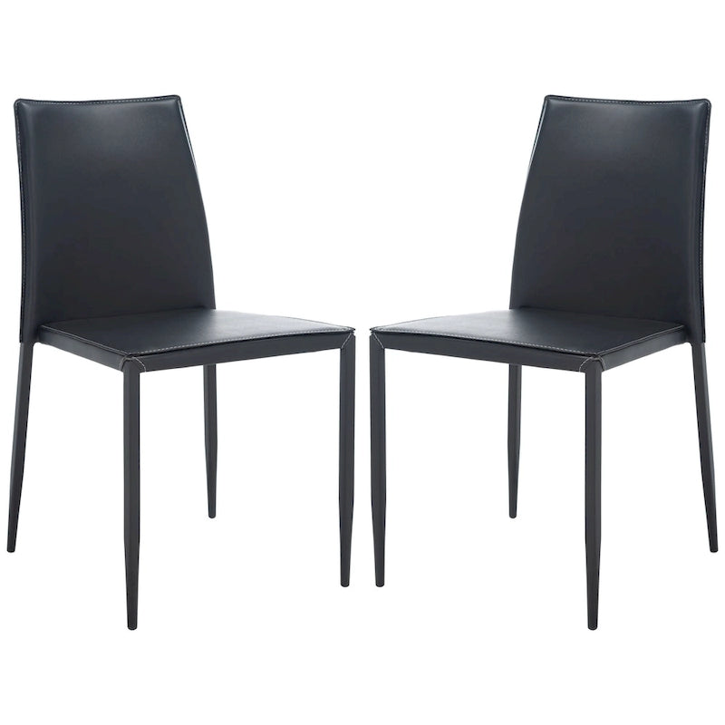 SAFAVIEH Roxana Dining Chair (Set of 2) - 21.7 W x 17.3 L x 32.7 H - 22Wx17Dx33H