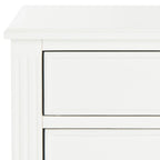 SAFAVIEH Georgeann White 3-Drawer Nightstand