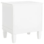 SAFAVIEH Georgeann White 3-Drawer Nightstand