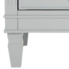 SAFAVIEH Georgeann White 3-Drawer Nightstand