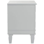 SAFAVIEH Georgeann White 3-Drawer Nightstand