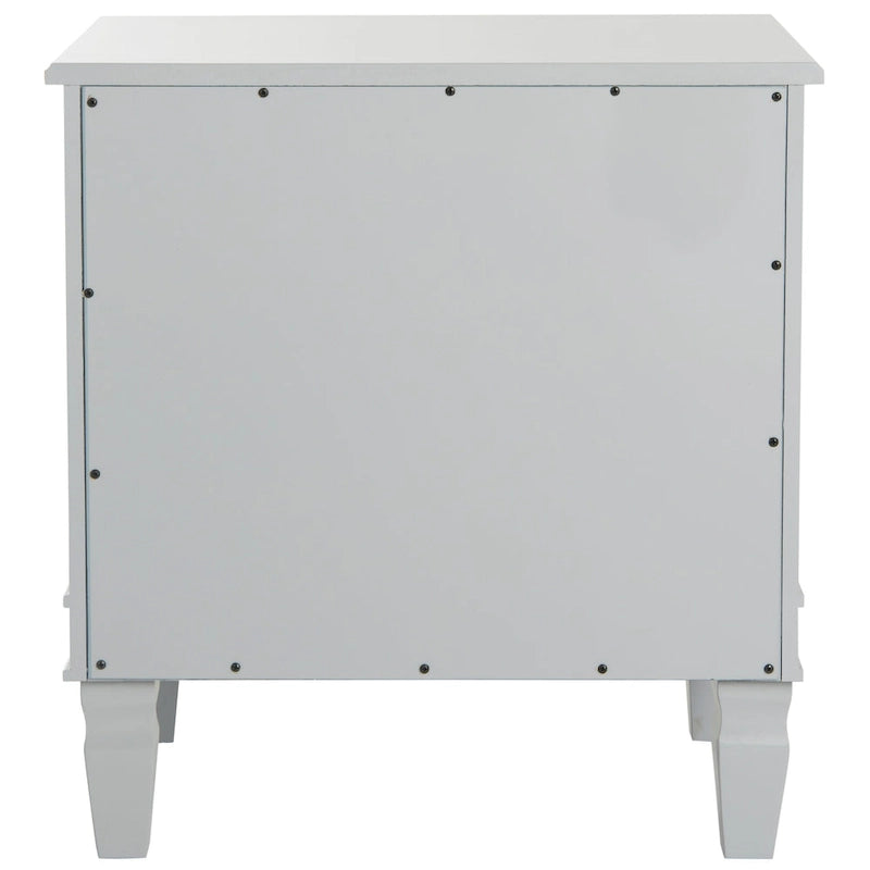 SAFAVIEH Georgeann White 3-Drawer Nightstand