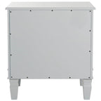 SAFAVIEH Georgeann White 3-Drawer Nightstand