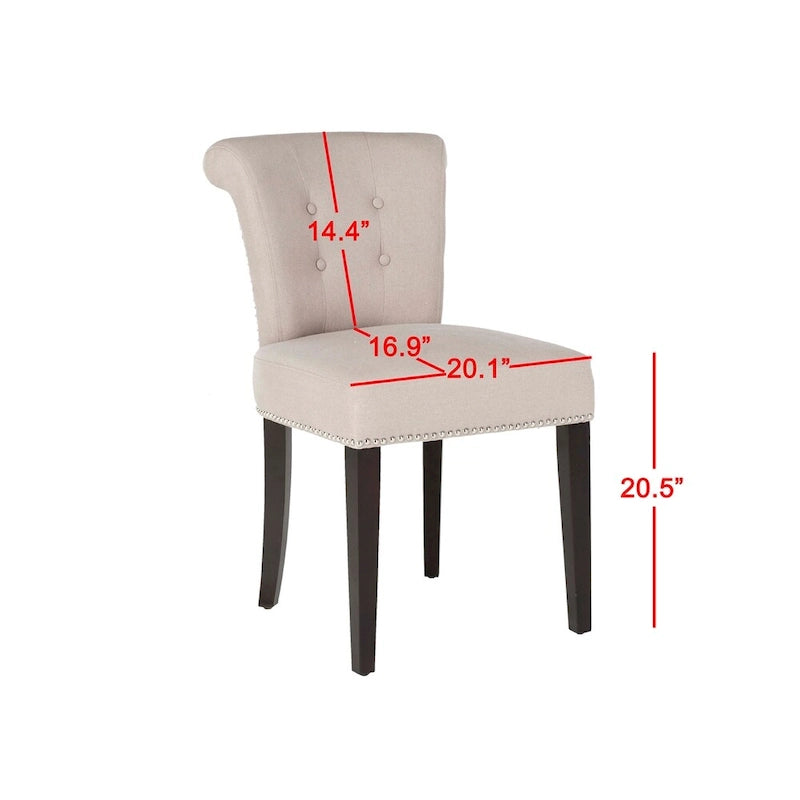 SAFAVIEH Caroline Dining Chair (Set of 2) - 20Wx24Dx33H