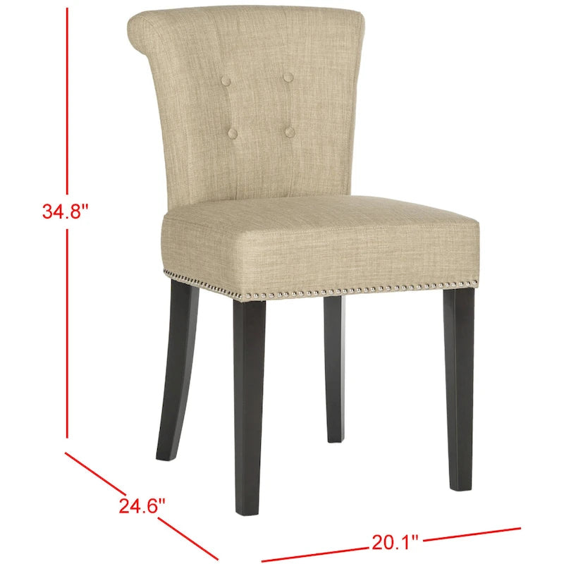 SAFAVIEH Caroline Dining Chair (Set of 2) - 20Wx24Dx33H