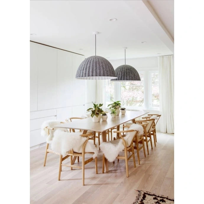 Set of 2 Modern Wood Dining Chair With Y Back Arm Armchair Hemp Seat For Home Restaurant Office