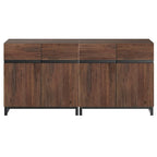 WAMPAT Modern Buffet Sideboards with Adjustable Shelves, Coffee Bar Table for Dining Room