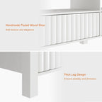 LED TV Stand for 75 Inch TV, Modern TV Console Table with Cabinet