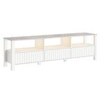 LED TV Stand for 75 Inch TV, Modern TV Console Table with Cabinet