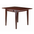 Hamilton Double Drop Leaf Dining Table, Walnut - 41.73W x 30.55D x 29.13H