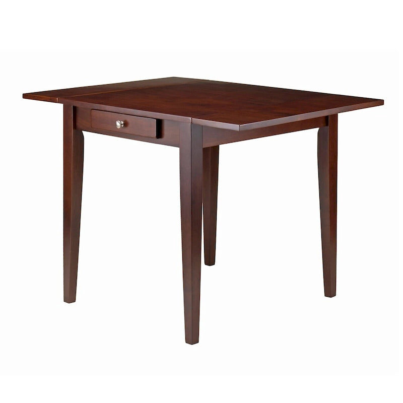 Hamilton Double Drop Leaf Dining Table, Walnut - 41.73W x 30.55D x 29.13H