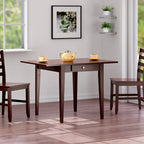 Hamilton Double Drop Leaf Dining Table, Walnut - 41.73W x 30.55D x 29.13H