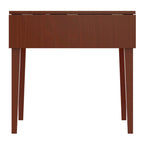 Hamilton Double Drop Leaf Dining Table, Walnut - 41.73W x 30.55D x 29.13H