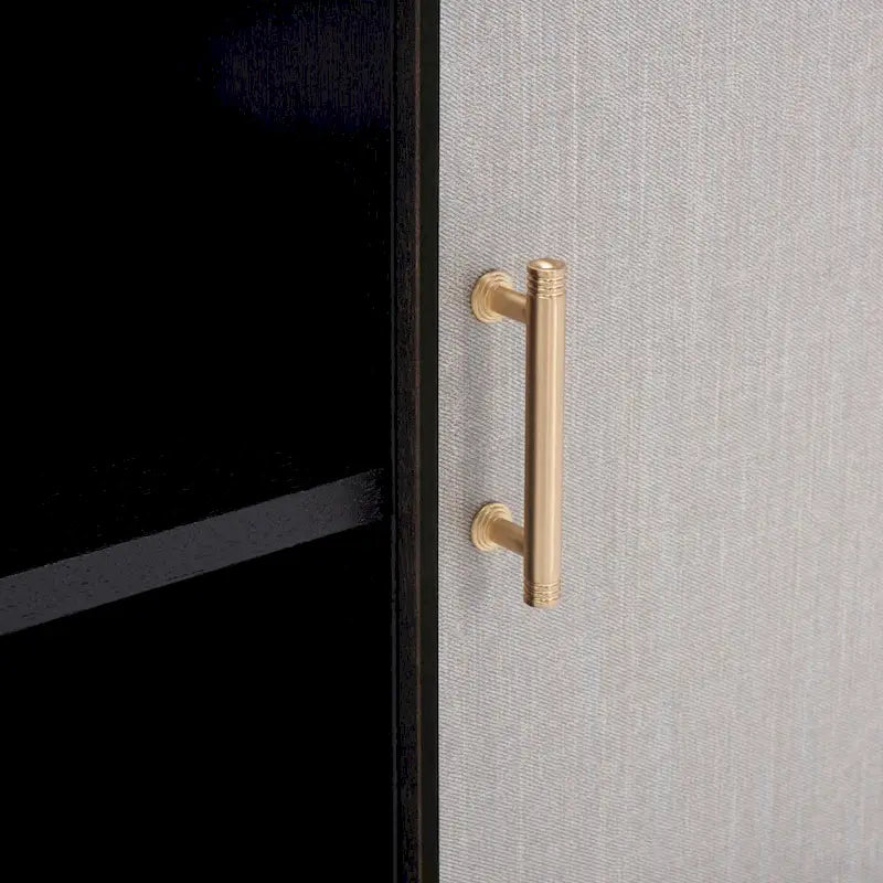 SAFAVIEH Burghilde 2 Door 1 Shelf Media Stand - 47 W x 16 D x 20 H - 47Wx16Dx20H