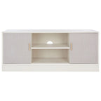 SAFAVIEH Burghilde 2 Door 1 Shelf Media Stand - 47 W x 16 D x 20 H - 47Wx16Dx20H