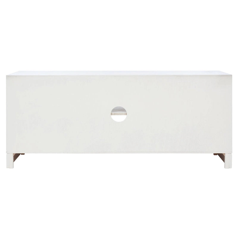 SAFAVIEH Burghilde 2 Door 1 Shelf Media Stand - 47 W x 16 D x 20 H - 47Wx16Dx20H