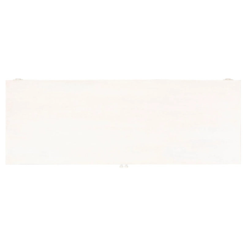 SAFAVIEH Giselle 2-Shelf 2-Door Media Stand (Fully Assembled) - 42 In. W x 15 In. D x 26 In. H - 42Wx15Dx26H