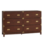 Kedric 6-Drawer Gold Accent Dresser by iNSPIRE Q Bold