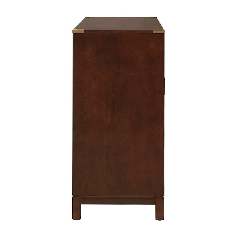 Kedric 6-Drawer Gold Accent Dresser by iNSPIRE Q Bold