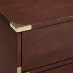 Kedric 6-Drawer Gold Accent Dresser by iNSPIRE Q Bold