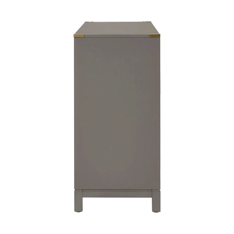 Kedric 6-Drawer Gold Accent Dresser by iNSPIRE Q Bold