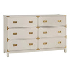 Kedric 6-Drawer Gold Accent Dresser by iNSPIRE Q Bold