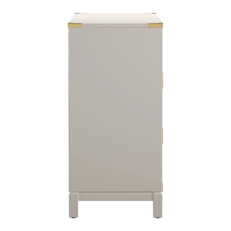 Kedric 6-Drawer Gold Accent Dresser by iNSPIRE Q Bold