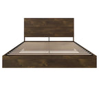 2-Piece Bedset With Bed Frame And Headboard,Truffle