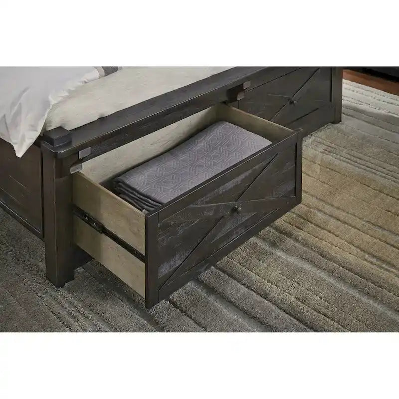 Simply Solid Sharla Solid Wood 4-piece Storage Bedroom Collection