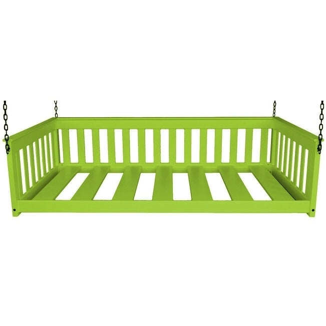 Pine Twin Mission Hanging Daybed with Chain