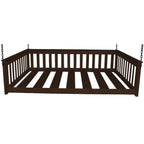Pine Twin Mission Hanging Daybed with Chain