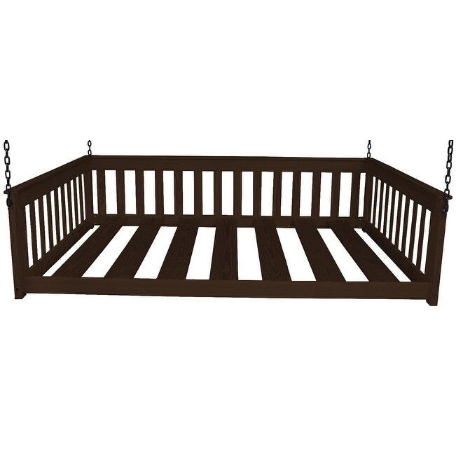 Pine Twin Mission Hanging Daybed with Chain