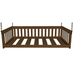 Pine Twin Mission Hanging Daybed with Chain