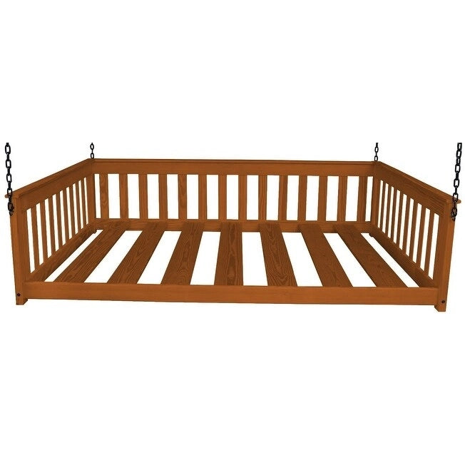 Pine Twin Mission Hanging Daybed with Chain