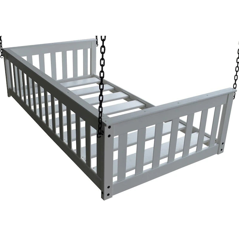 Pine Twin Mission Hanging Daybed with Chain