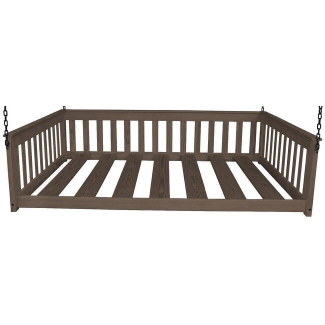 Pine Twin Mission Hanging Daybed with Chain