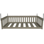 Pine Twin Mission Hanging Daybed with Chain