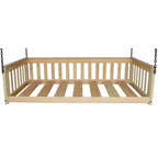 Pine Twin Mission Hanging Daybed with Chain