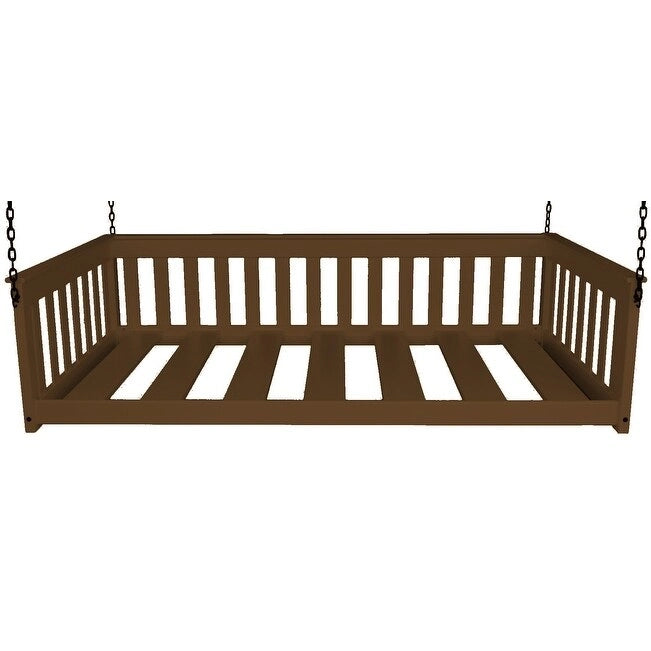 Pine Twin Mission Hanging Daybed with Chain