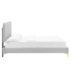 Current Performance Velvet Full Platform Bed