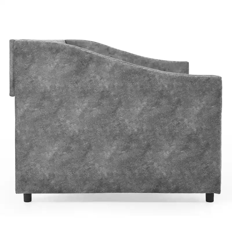 Daybed with Drawers Upholstered Tufted