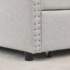 Daybed with Drawers Upholstered Tufted