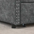 Daybed with Drawers Upholstered Tufted